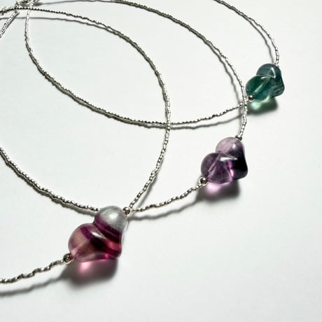 FLUTTER / Fluorite＆Karen Silver Choker