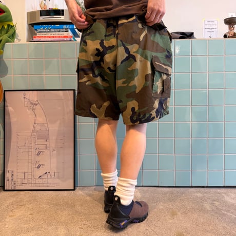 oddment / CUSTOM BDU SHORTS made in USA WOODLAND