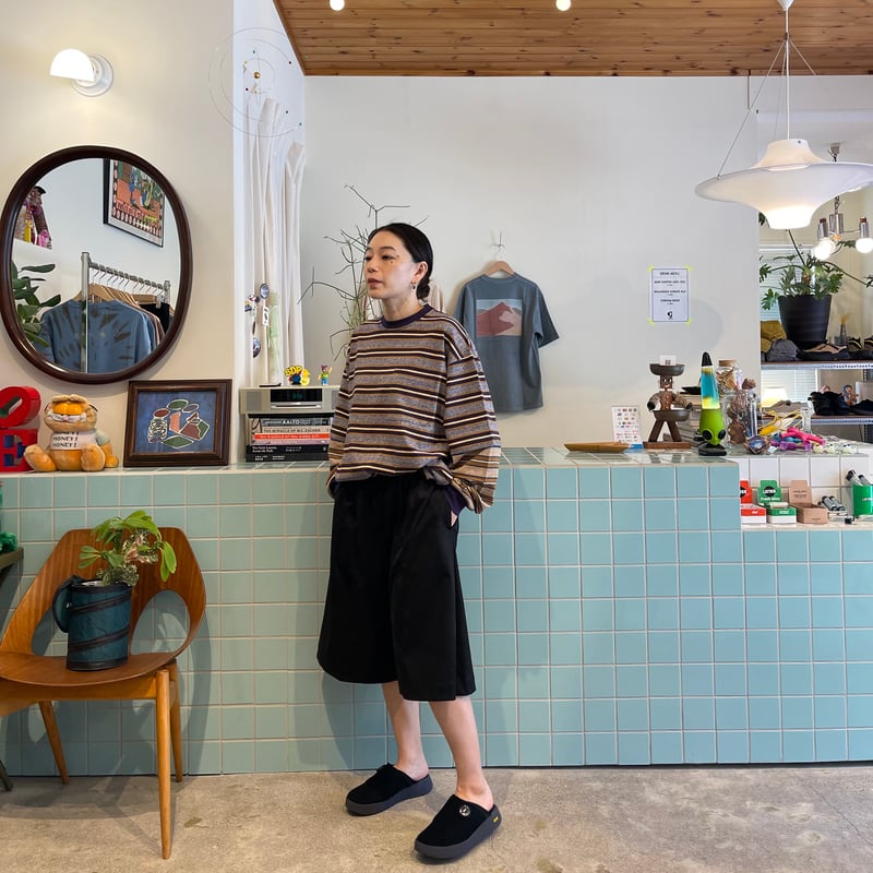 パンツ PHEENY 25AW Fine suede wide half pants PHEENY / Fine suede wide half pants | FLUTTER