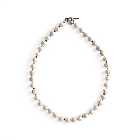 ROSETTAPRAYER / Pearl Beads Toggle Necklace