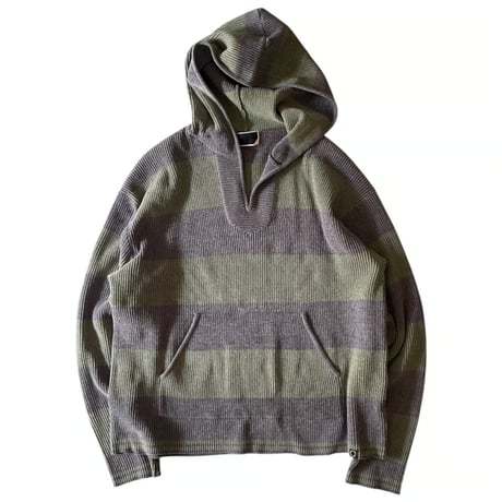 PHINGERIN / CORDY KNIT MEXPARKA STRIPE