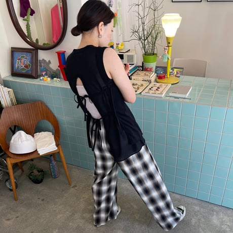 PHEENY / Cotton nylon sheer N/S ensemble