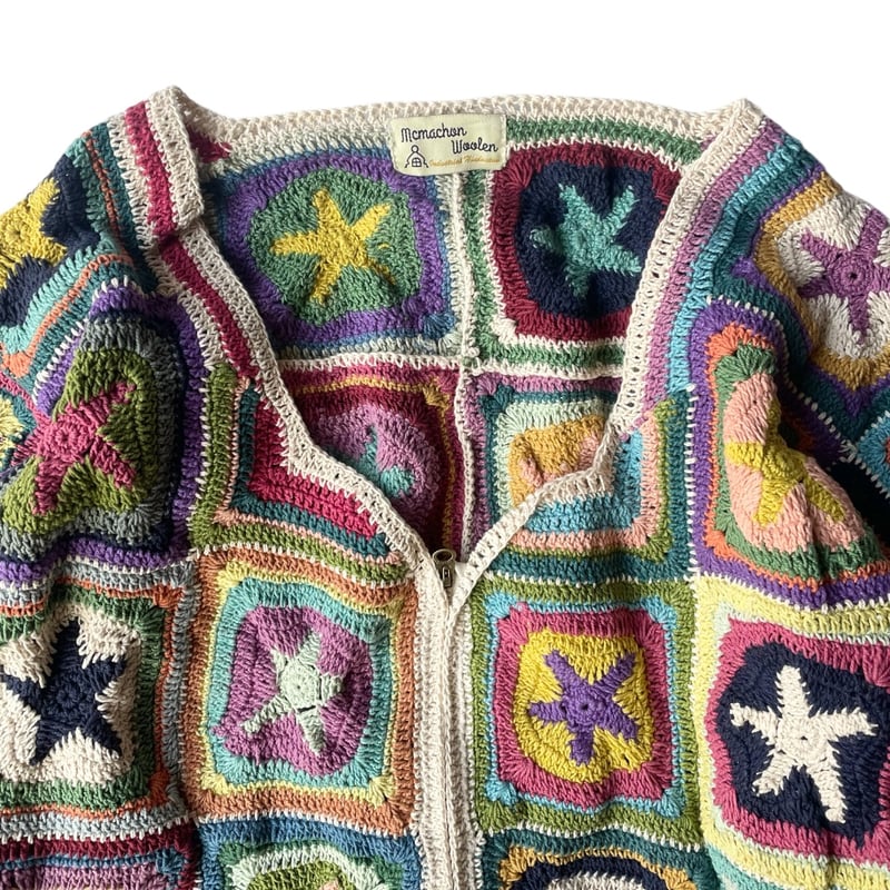 macmahon knitting mills 白 Star スター 星 MacMahon Knitting Mills / Star Cardigan | FLUTTER
