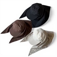 PHEENY / Nylon taffeta cap with scarf