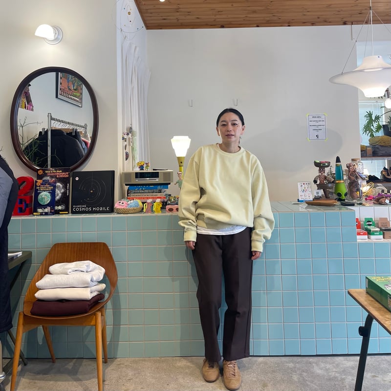 COMFORTABLE REASON / Poly Waffle Sweat | FLUTTER