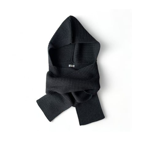 COMFORTABLE REASON / Waffle Hood Scarf