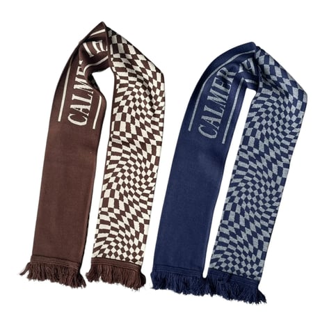 小物 COMFORTABLE REASON Academic Scarf NAVY comfortable.reason “Academic Scarf” Comfortable Reasonより今期の