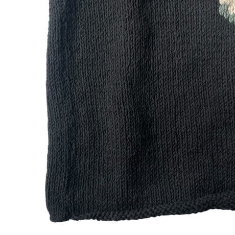 MacMahon Knitting Mills / BIG-S/S Crew Neck Knit-Flower