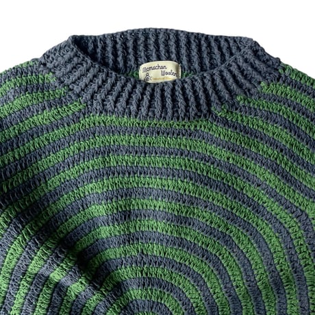 MacMahon Knitting Mills / Big L/S Crew Neck Knit-GuruGuru GREEN