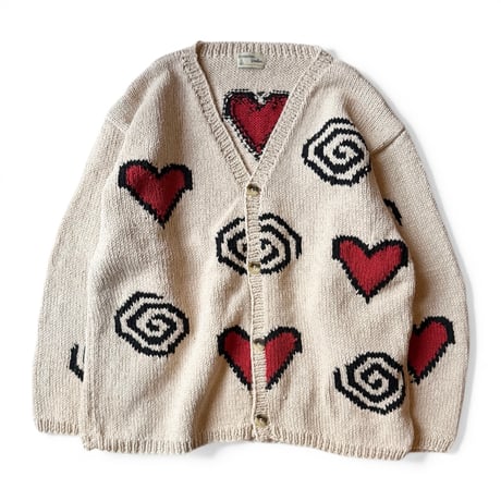 MacMahon Knitting Mills / Heart&Swirls Cardigan