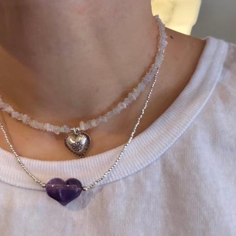 FLUTTER / Fluorite＆Karen Silver Choker