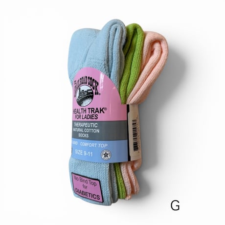 THE RAILROAD SOCK / Therapeutic Crew_(3pair) Candy Colors