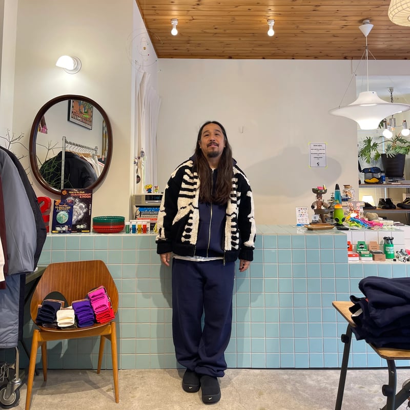 MacMahon Knitting Mills / Knit MA-1 BONE | FLUTTER