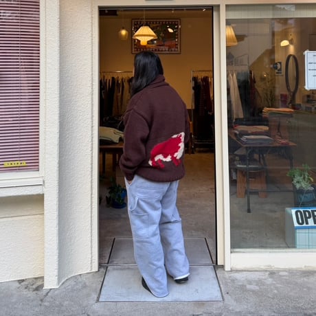 RELAXFIT / Zipup Cowichan sweater ”Texas”