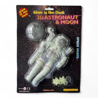 Glow in the Dark 3D ASTRONAUT & MOON
