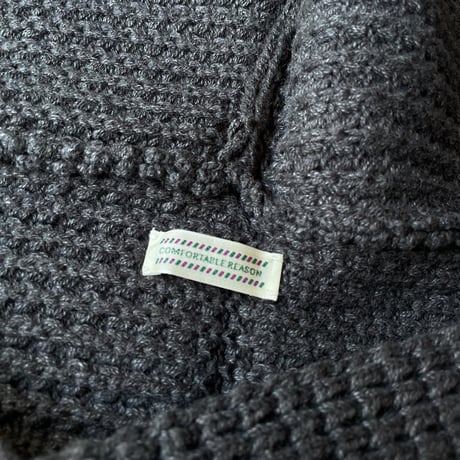 COMFORTABLE REASON / Waffle Hood Scarf