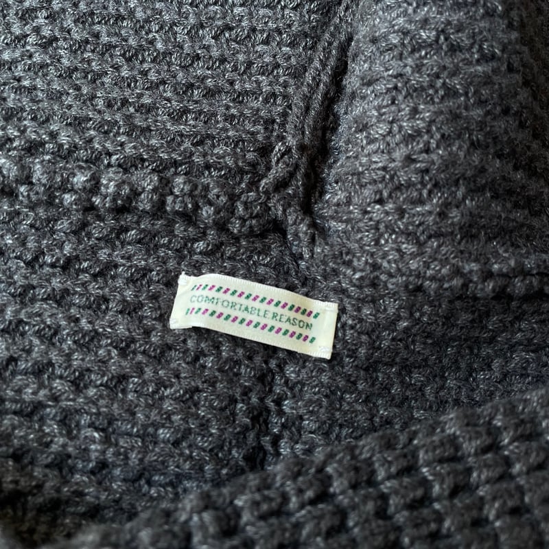 COMFORTABLE REASON / Waffle Hood Scarf | FLUTTER