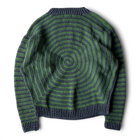 MacMahon Knitting Mills / Big L/S Crew Neck Knit-GuruGuru GREEN