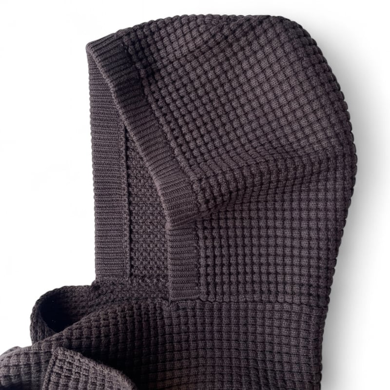COMFORTABLE REASON / Waffle Hood Scarf | FLUTTER