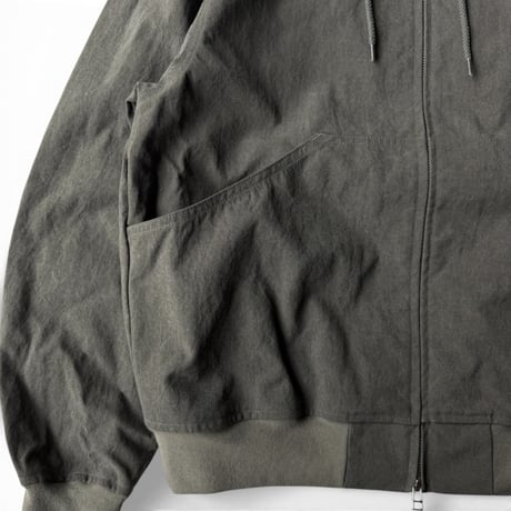 COMFORTABLE REASON / Pigment Coating Hooded Jacket