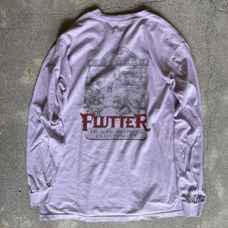 RELAX FIT×FLUTTER / ONSEN Arcade L/S TEE