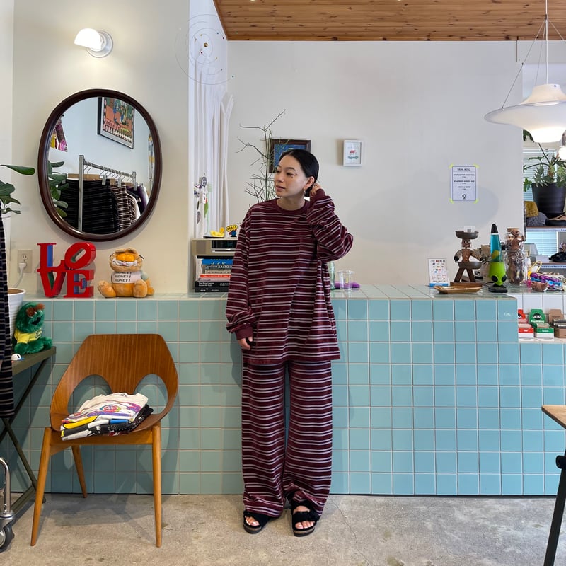 【最終値下げ】PHEENY Velvet border L/S(BOYS) PHEENY / Velvet border L/S | FLUTTER