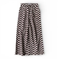 PHEENY / Checkered High Waist Wide Pants