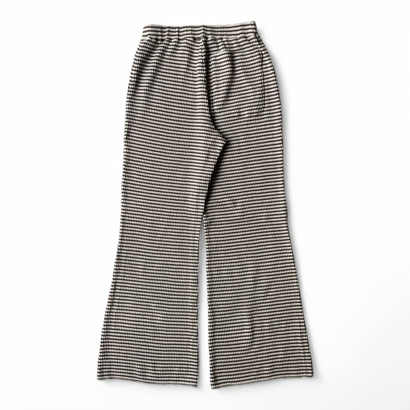 PHEENY / Multi border flared pants | FLUTTER