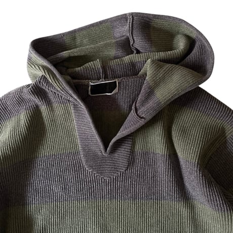 PHINGERIN / CORDY KNIT MEXPARKA STRIPE