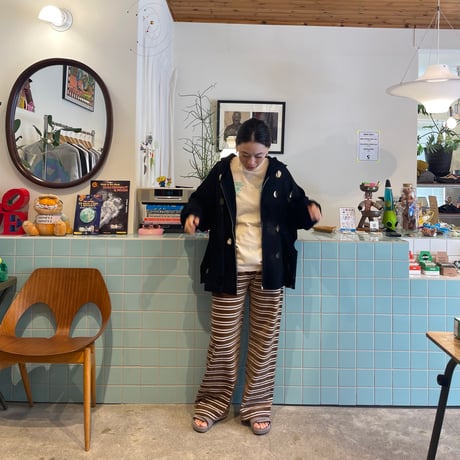 PHINGERIN / HOLE KNIT ZIP HOODIE