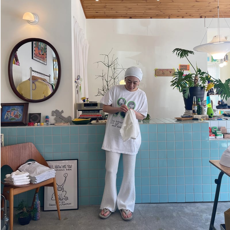 PHEENY / Cotton Shirring Flared Pants | FLUTTER