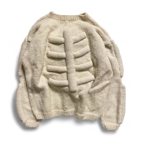 MacMahon Knitting Mills / Crew Neck Knit-3D BONE