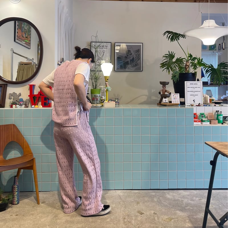 パンツ PHEENY Hole russell wide pants PHEENY/HOLE RUSSELL WIDE PANTS(YELLOW)