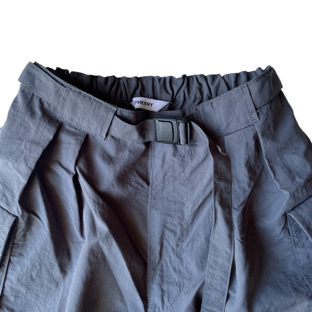 pheeny  コットンナイロンパンツ PHEENY/COTTON NYLON DUMP MILITARY PANTS(SAND)