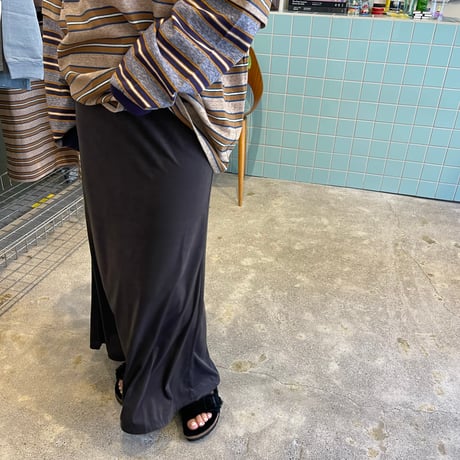 PHEENY / Sheer velour mermaid skirt