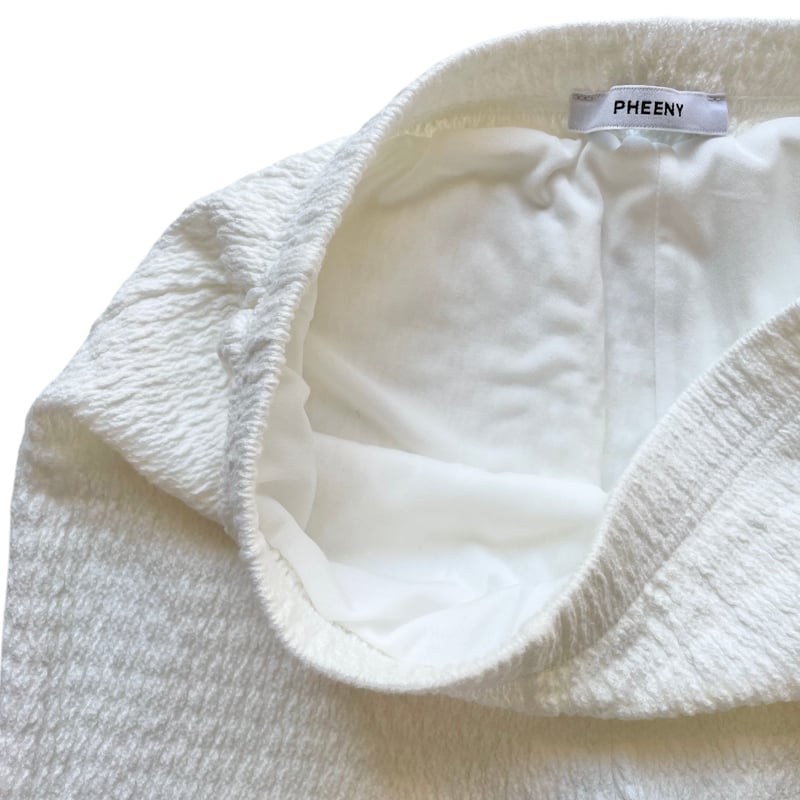 パンツ pheeny Cotton shirring flared pants 2 PHEENY / Cotton Shirring Flared Pants | FLUTTER