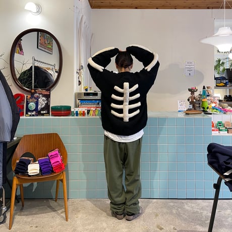 MacMahon Knitting Mills / Crew Neck Knit-3D BONE