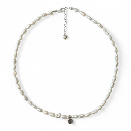FLUTTER / Pearl＆Karen Silver choker