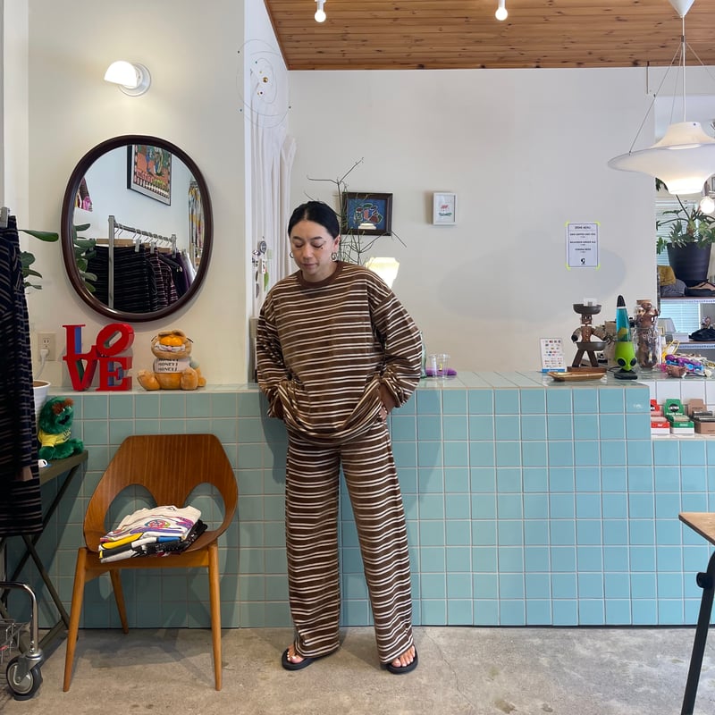 【最終値下げ】PHEENY Velvet border L/S(BOYS) PHEENY / Velvet border L/S | FLUTTER