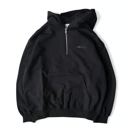SAYHELLO / Slap Logo Harf-Zip Hoodie