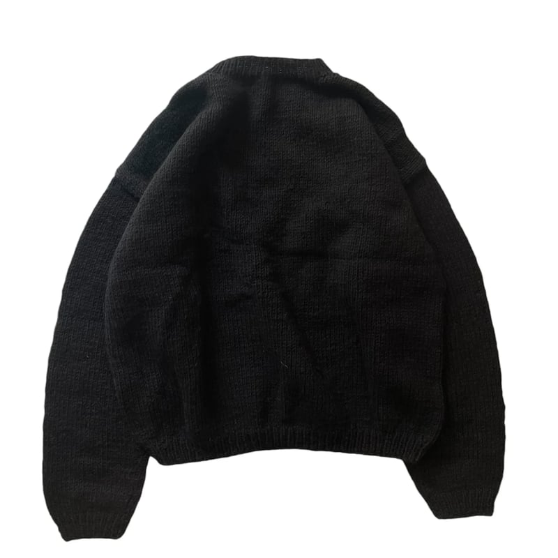 Macmahon Knitting Mills 花 フラワー ニット 黒