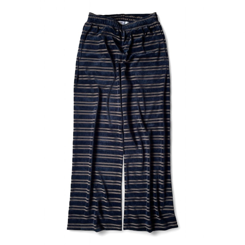 PHEENY フィーニー Velours border pants サイズ2美品 PHEENY / Velvet border wide pants | FLUTTER