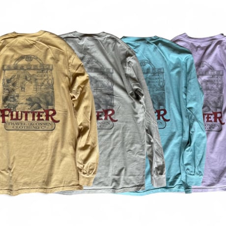 RELAX FIT×FLUTTER / ONSEN Arcade L/S TEE