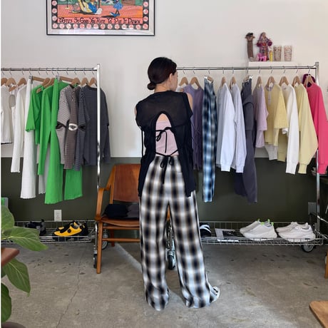 PHEENY / Cotton nylon sheer N/S ensemble