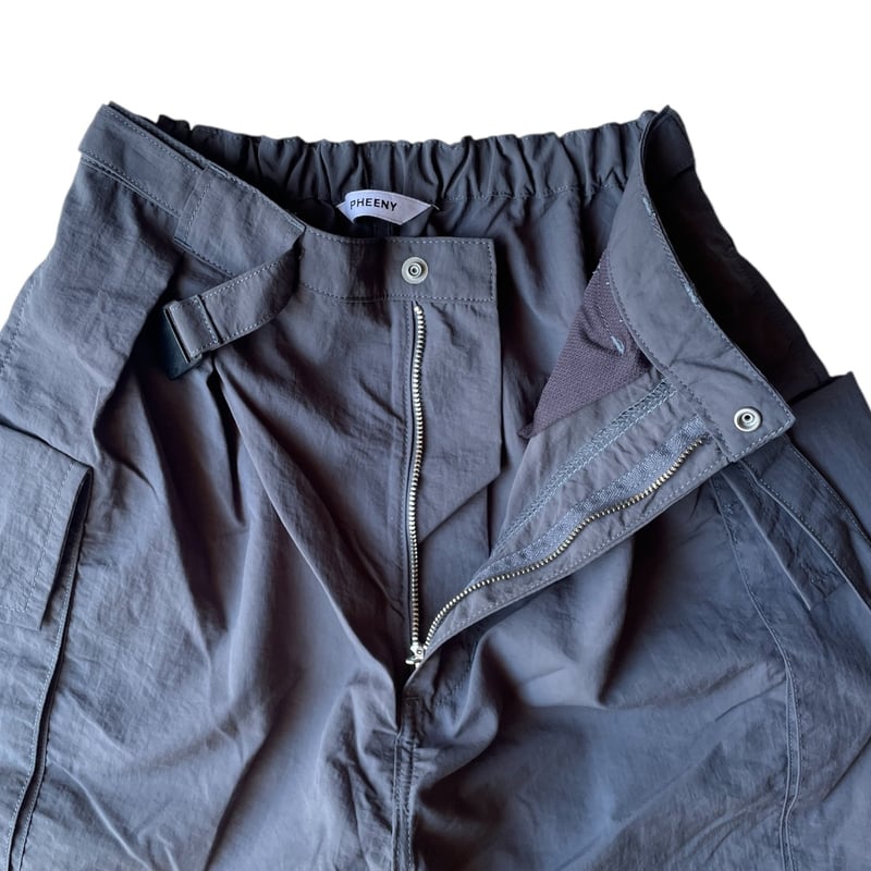 PHEENY / Nylon taffeta military pants | FLUTTER