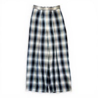 PHEENY / Rayon ombre check gathered pant