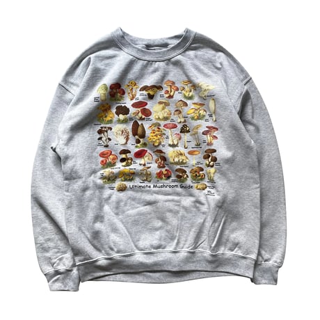ATARAS SCREEN PRINTING / L/S Sweat "ULTIMATE MUSHROOM GUIDE"