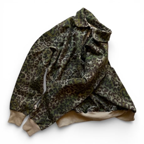 PHINGERIN / HALF-ZIP COLLAR SWEATSHIRT LEOPARD