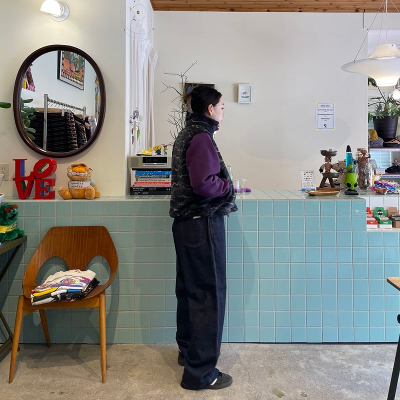 PHEENY / Wave boa vest | FLUTTER