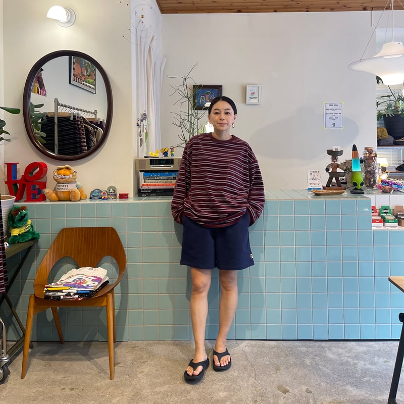 PHEENY / Velvet border L/S | FLUTTER